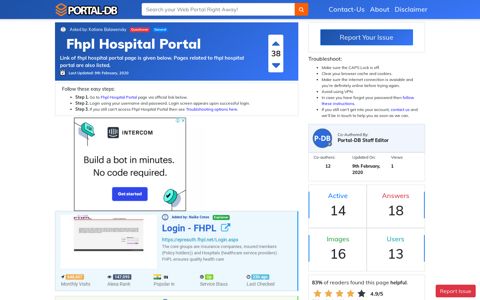 Fhpl Hospital Portal