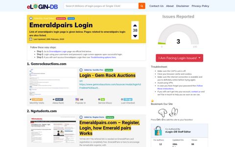 Emeraldpairs Login - A database full of login pages from all ...