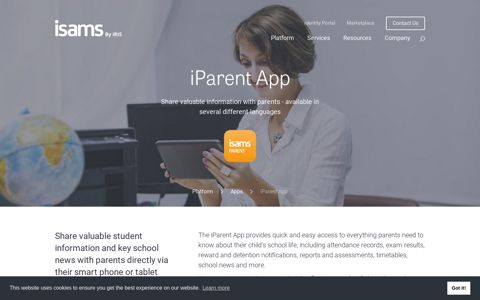 iParent App - iSAMS