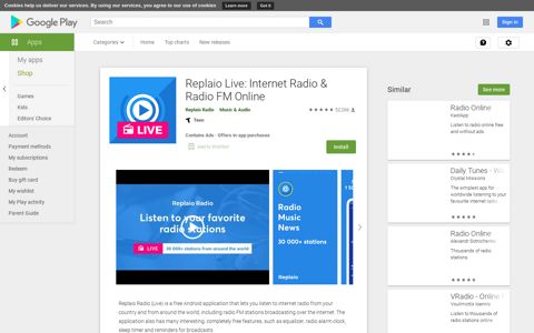 Replaio Live: Internet Radio & Radio FM Online - Apps on ...