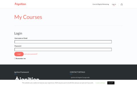 My Courses – Ignition