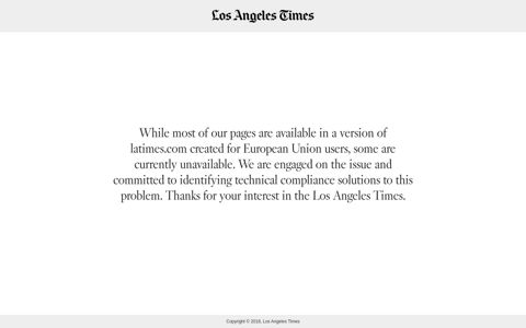 Los Angeles Times: Log In - Member Center