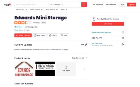 Edwards Mini Storage - Self Storage - 901 Rose St, La Crosse ...