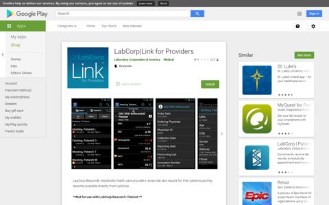 LabCorp|Link for Providers - Apps on Google Play