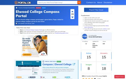 Elwood College Compass Portal