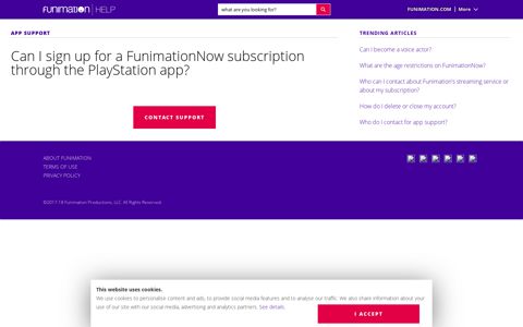 Can I sign up for a FunimationNow subscription through the ...