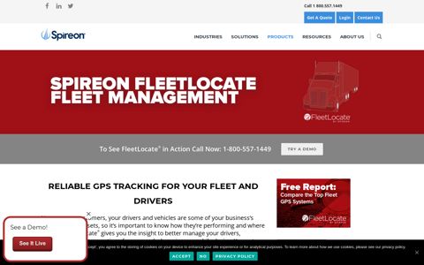 FleetLocate Standard - Reliable fleet and driver ... - Spireon