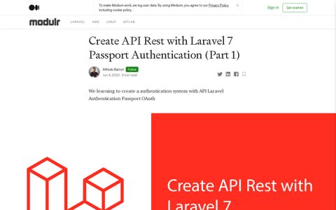 Create API Rest with Laravel 7 Passport Authentication (Part 1 ...
