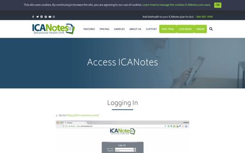 Access ICANotes | ICANotes