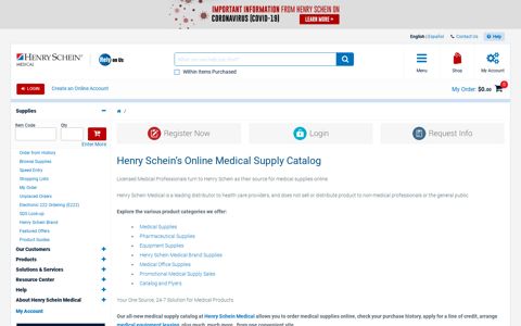 Medical Supplies Online - Henry Schein