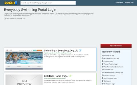 Everybody Swimming Portal Login - Loginii.com
