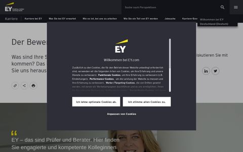 Der Bewerbungsprozess | EY - Deutschland