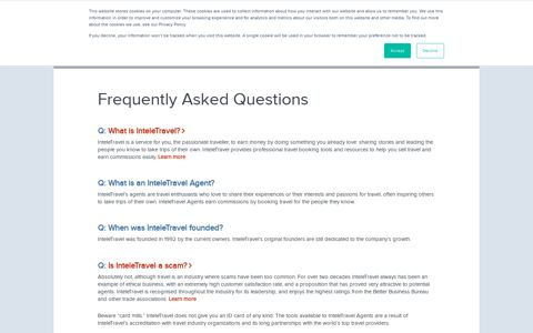 Frequently Asked Questions | InteleTravel