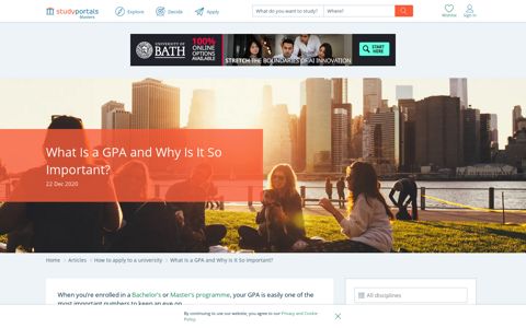 What Is a GPA and Why Is It So Important? - MastersPortal.com