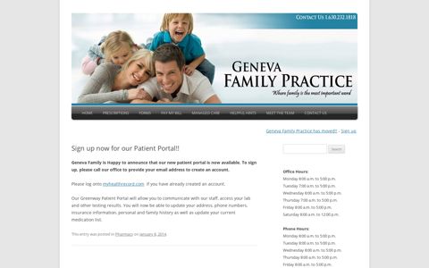 Sign up now for our Patient Portal!! | Geneva Family Practice