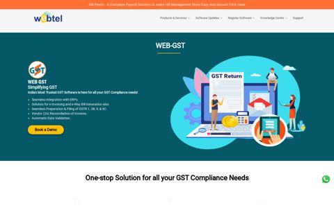 Webtel GST Software | Best GST Return Filing & Billing Software‎
