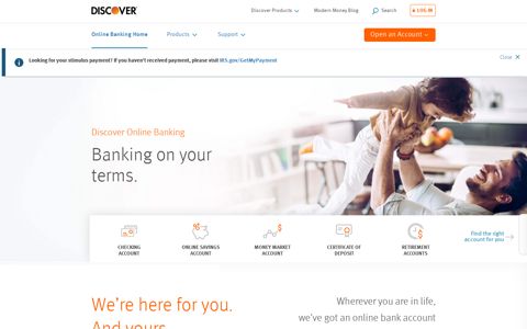 Online Banking | Open an Online Bank Account | Discover