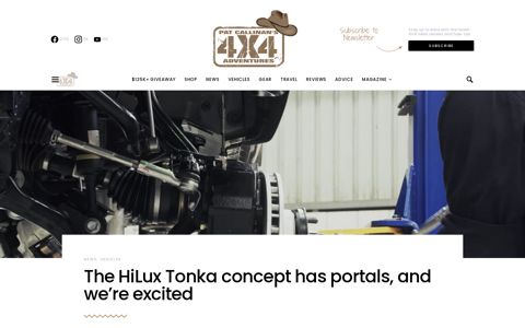 The HiLux Tonka concept has portals, and we're excited - Pat ...