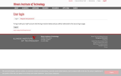 User login - Illinois Institute of Technology