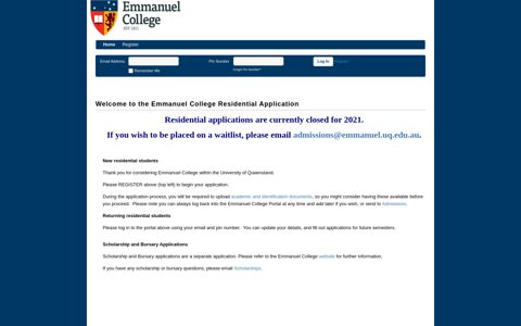 UQ - Emmanuel College - Welcome to the Emmanuel College ...