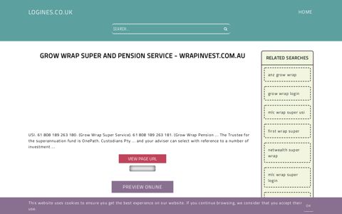 Grow Wrap Super and Pension Service - wrapinvest.com.au ...