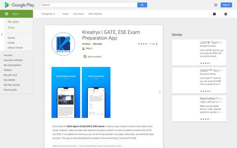 Kreatryx | GATE, ESE Exam Preparation App – Apps on ...