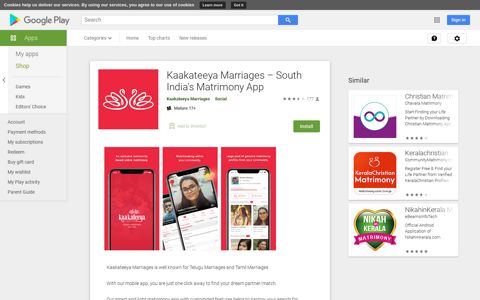 Kaakateeya Marriages – South India's Matrimony App - Apps ...