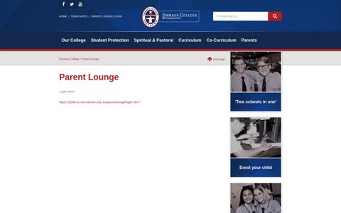 Parent Lounge - Emmaus College
