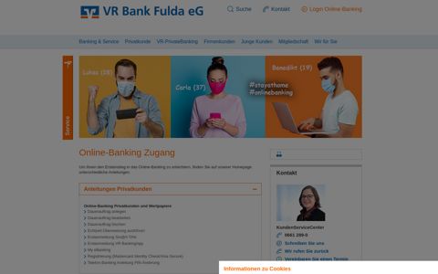 Online-Banking Zugang - VR Bank Fulda eG