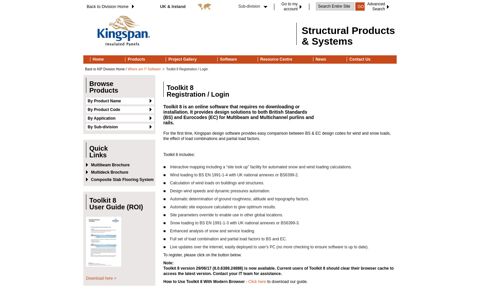 Toolkit 8 Registration / Login - Kingspan Insulated Panels