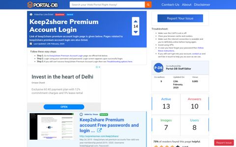 Keep2share Premium Account Login - Portal-DB.live