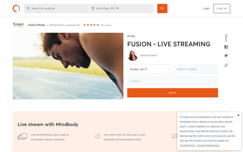 FUSION - LIVE STREAMING in Leawood, KS, US | Mindbody