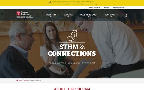 STHM Connections - School of Sport, Tourism and Hospitality ...