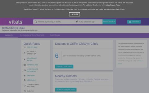 Griffin Ob/Gyn Clinic Reviews | Griffin, GA | Vitals.com