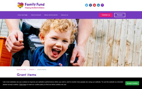 Grant items | Family Fund