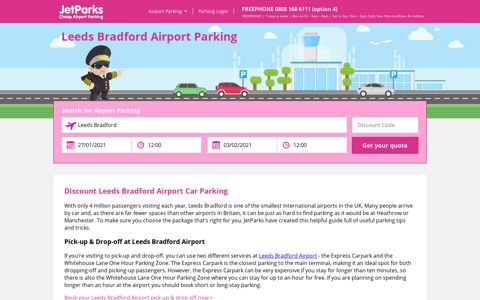 Leeds Bradford Airport Parking | Cheap Airport Parking ...