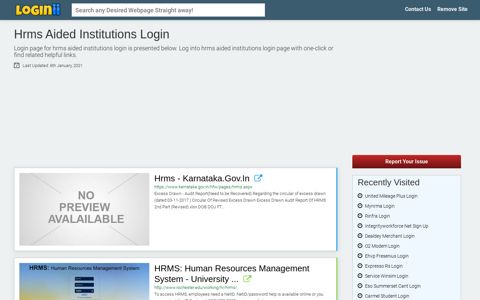 Hrms Aided Institutions Login - Loginii.com