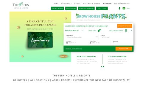 The Fern Hotels & Resorts, India - Official Website for Online ...