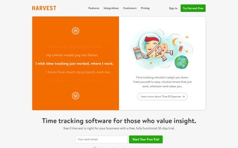 Harvest | Online Time Tracking and Invoicing Software
