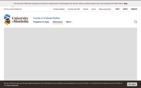 Graduate Studies - University of Manitoba