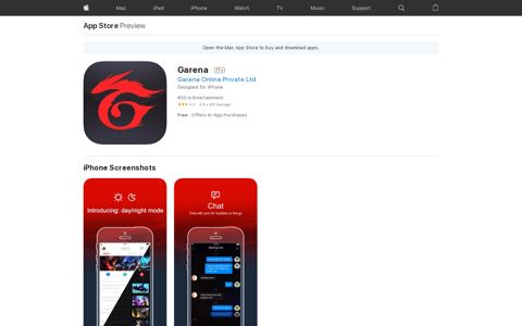 ‎Garena on the App Store