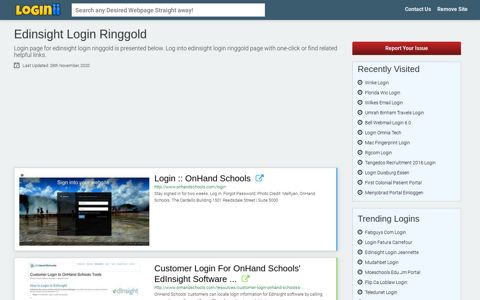Edinsight Login Ringgold - Loginii.com
