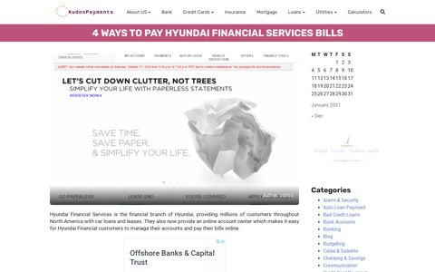 4 WAYS TO PAY HYUNDAI FINANCIAL SERVICES BILLS ...