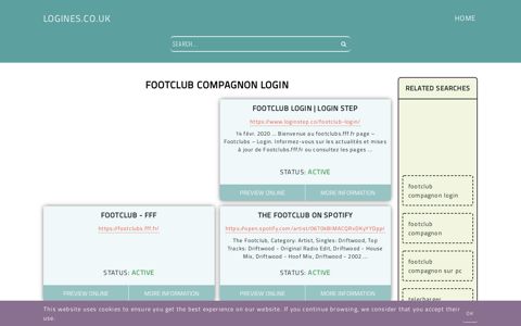 footclub compagnon login - General Information about Login