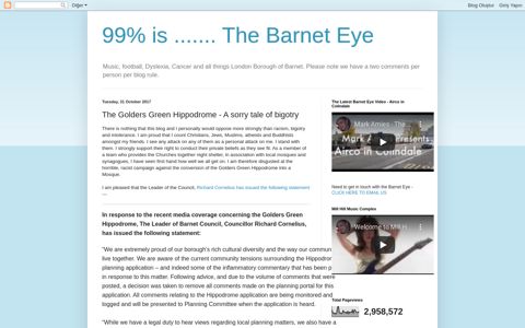 The Golders Green Hippodrome - A sorry tale of bigotry - Barnet Eye