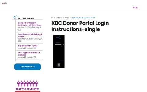 KBC Donor Portal Login Instructions-single - Kentucky Blood ...