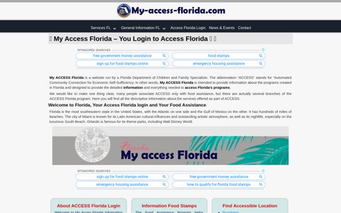 ᐅ My Access Florida - You Login to Access Florida
