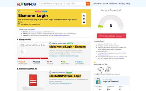 Eismann Login - A database full of login pages from all over ...