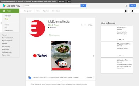 MyEdenred India - Apps on Google Play