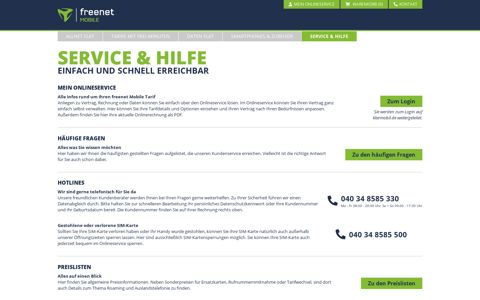 Service & Hilfe - freenet Mobile